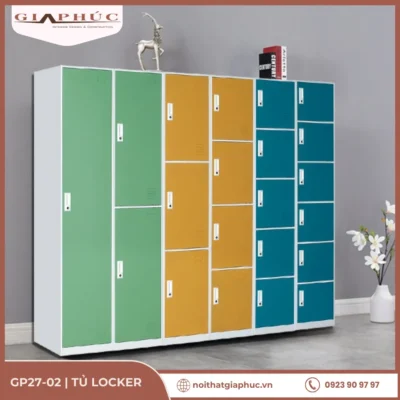 Tủ Locker Colorful Modular GP27-02