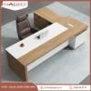 Bàn Giám Đốc Tối Giản Trắng Noble