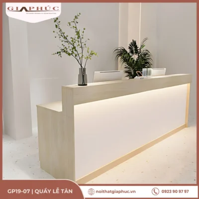 Quầy Lễ Tân Lumin Line GP19-07