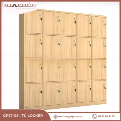 Tủ Locker Wooden Premium GP27-05