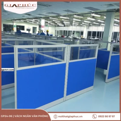 Vách Ngăn Văn Phòng Industrial Blue GP24-06